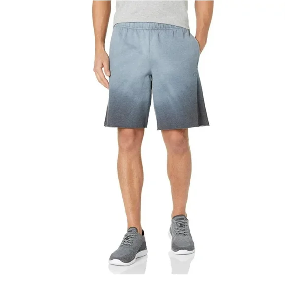 Champion Men's Powerblend Shorts Ombre Blue Fade - Picture 8 of 9